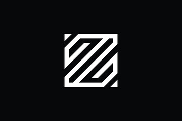 Z logo letter design on luxury background. ZZ logo monogram initials letter concept. Z icon logo design. ZZ elegant and Professional letter icon design on black background. Z ZZ
