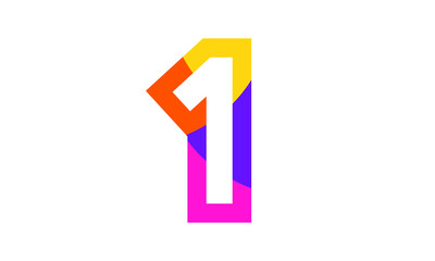 1 Colorful Fun Modern Flat Number