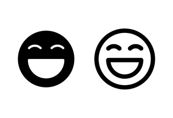 smile icon set. smile emoticon icon. feedback
