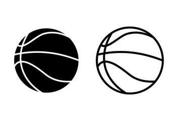 Basketball icon set. Basketball ball icon. Basketball logo vector icon