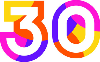 30 Colorful Fun Modern Flat Number