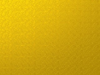 Fototapeta premium Golden background with retro and three-dimensional decorative pattern