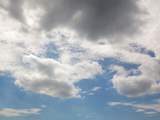 blue sky with clouds