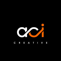 ACI Letter Initial Logo Design Template Vector Illustration