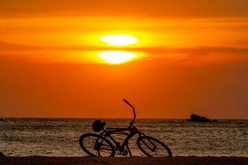 bike on the beach