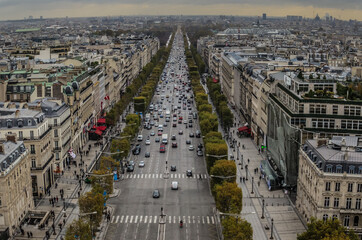 Avenue des Champs-&Eacute;lys&eacute;es is a prestigious avenue in Paris, France. With its cinemas, cafes, luxury specialty stores and horse chestnut trees, is one of the most famous streets in the world.