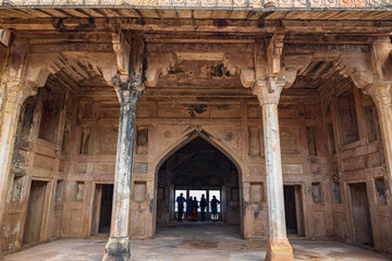 King Man Singh Palace in Gwalior fort, Gwalior, Madhya Pradesh, India