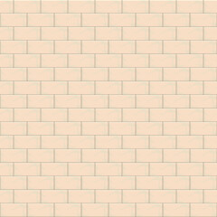Beige brick wall seamless pattern background