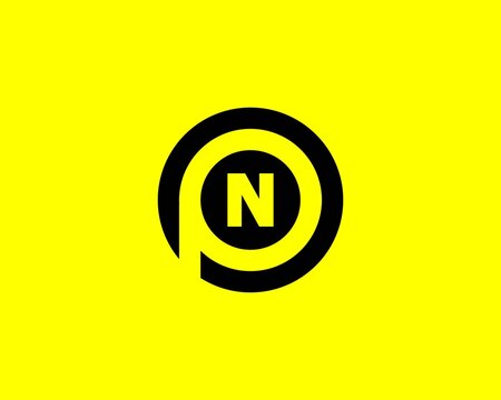 PN NP Letter logo design vector template