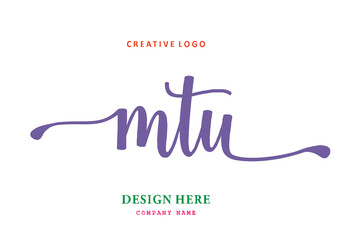 MTU lettering logo is simple, easy to understand and authoritative