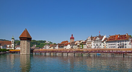 Fototapeta na wymiar Luzern in summer