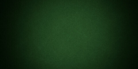 Elegant dark emerald green background with black shadow border and old vintage grunge texture design
