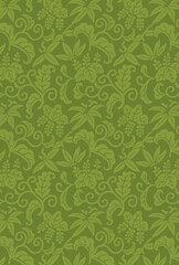 平安有職文様_桐竹唐草（きりたけからくさ）02_壁紙・カラー