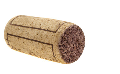 wine cork isolated