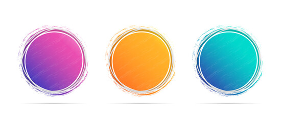 Abstract Circle Banners
