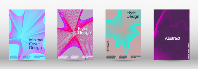 Modern design template. A set of modern abstract covers.