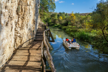Fototapeta premium Iskar-Panega Geopark, along the Zlatna Panega River