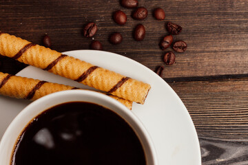 cup of coffee sweets snack breakfast lifestyle