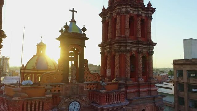 aeralview amanecer centro San Luis Potosi, Mexico
