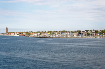 Fototapeta na wymiar Sail away in Stockholm Archipelago
