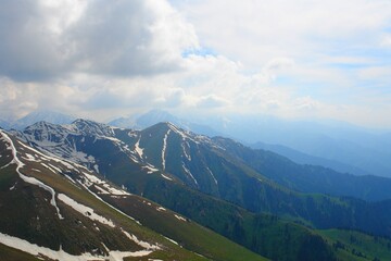 view of the mountains