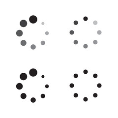 Download sign. Load icon. Load system