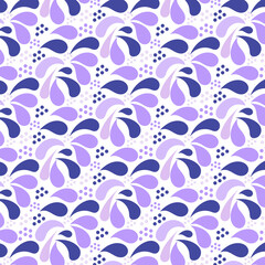 Fototapeta na wymiar Abstract Pattern with violet and purple drops