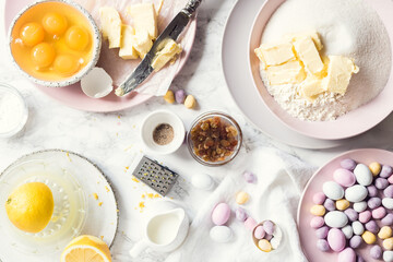 Process of preparation Easter pasrty