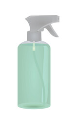 Spray bottle with sprayer. vector