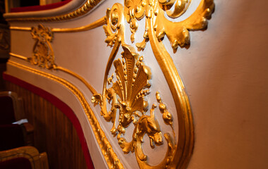 Lviv, Ukraine - March 6, 2021: Lviv opera house interior