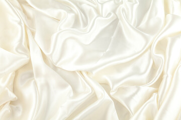 Obraz premium Background and texture; satin fabric with waves.