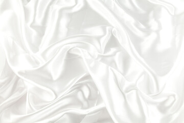 Background and texture; satin fabric with waves.