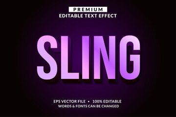 Shiny Editable 3d Text Effect Font Style Templates. Modern Editable Font Effect. Cool 3d Text Effect Graphic Style