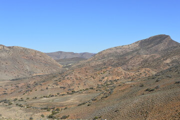 landscape in the desert