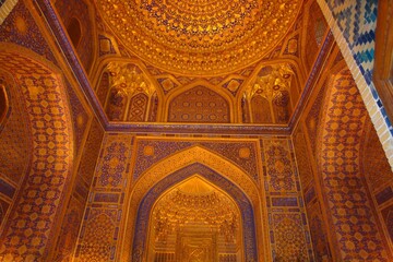 detail of a mosque oman