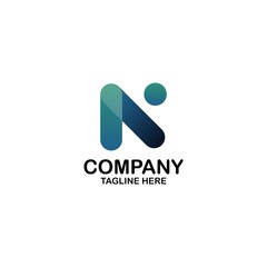 letter n logo design