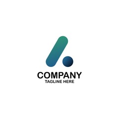 letter a logo design