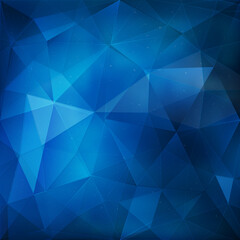 Blue geometric background