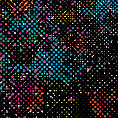 Colorful dots background