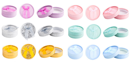 Naklejka premium Set of colorful gift boxes