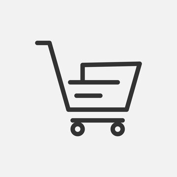 recommend clip art: Icon trolley single icon graphic design