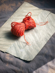 Rollo de cordel naranja