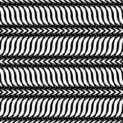 Design seamless monochrome zigzag pattern