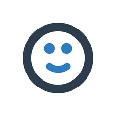 Happy smile icon