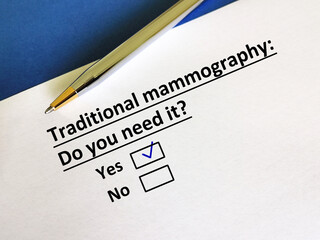 Questionnaire about radiology