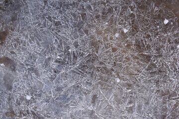 ice background. national park harz.