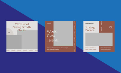 editable digital marketing Social media post tempate