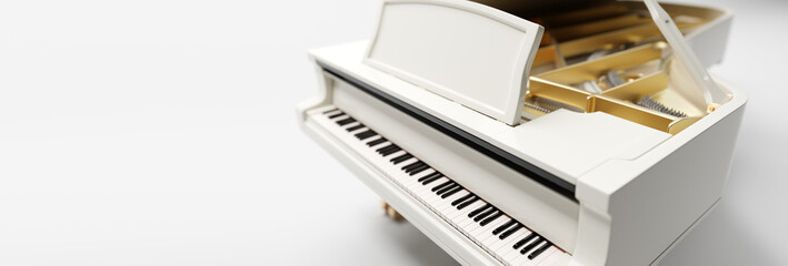Classic grand piano keyboard © Photocreo Bednarek