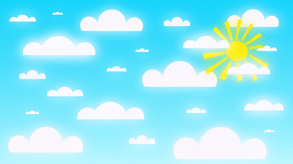 Bright futuristic abstract motion background with beautiful glowing neon colorful lines with gradient. Seamless looping. 4K video animation high quality. ProRes 422 HQ.