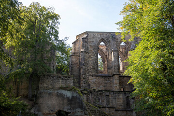 Fototapeta na wymiar Kloster- und Burg-Ruine Oybin